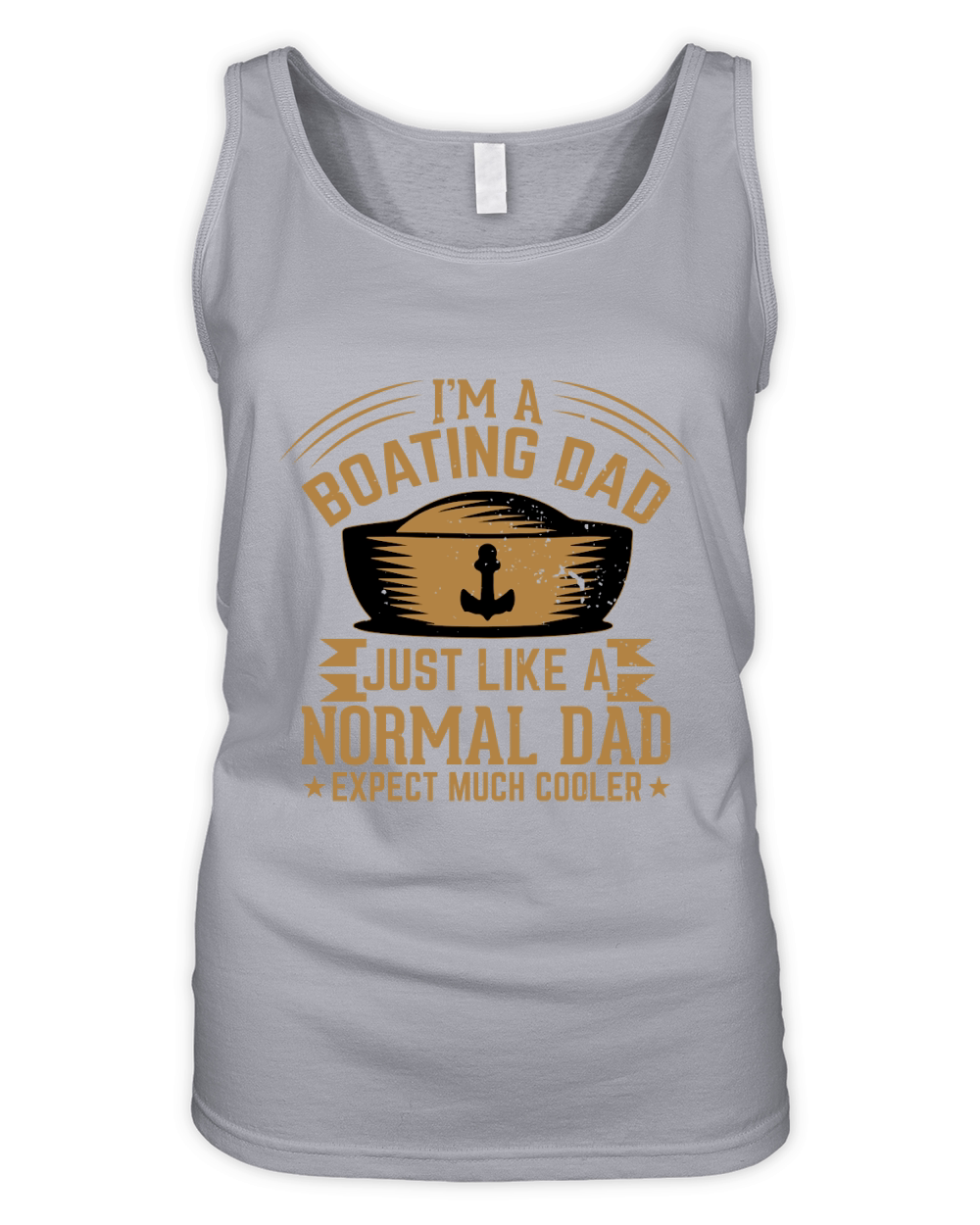 Im boating dad just like a normal dad Organic Women's Tank Top