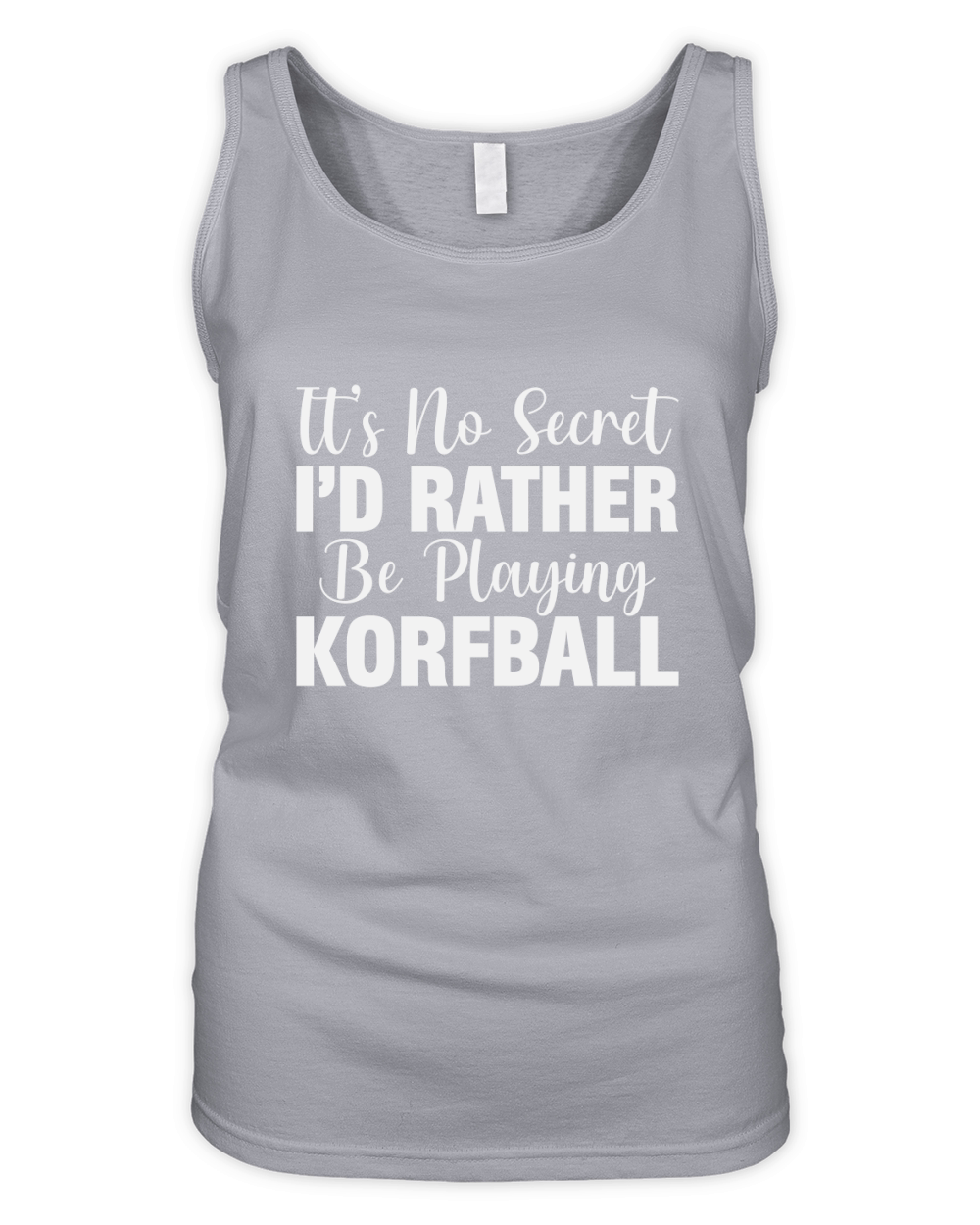 Its no secret id rather be playing korfball Organic Women's Tank Top