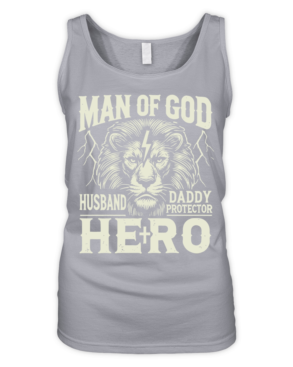 Man of god husband daddy protector hero Organic Women's Tank Top