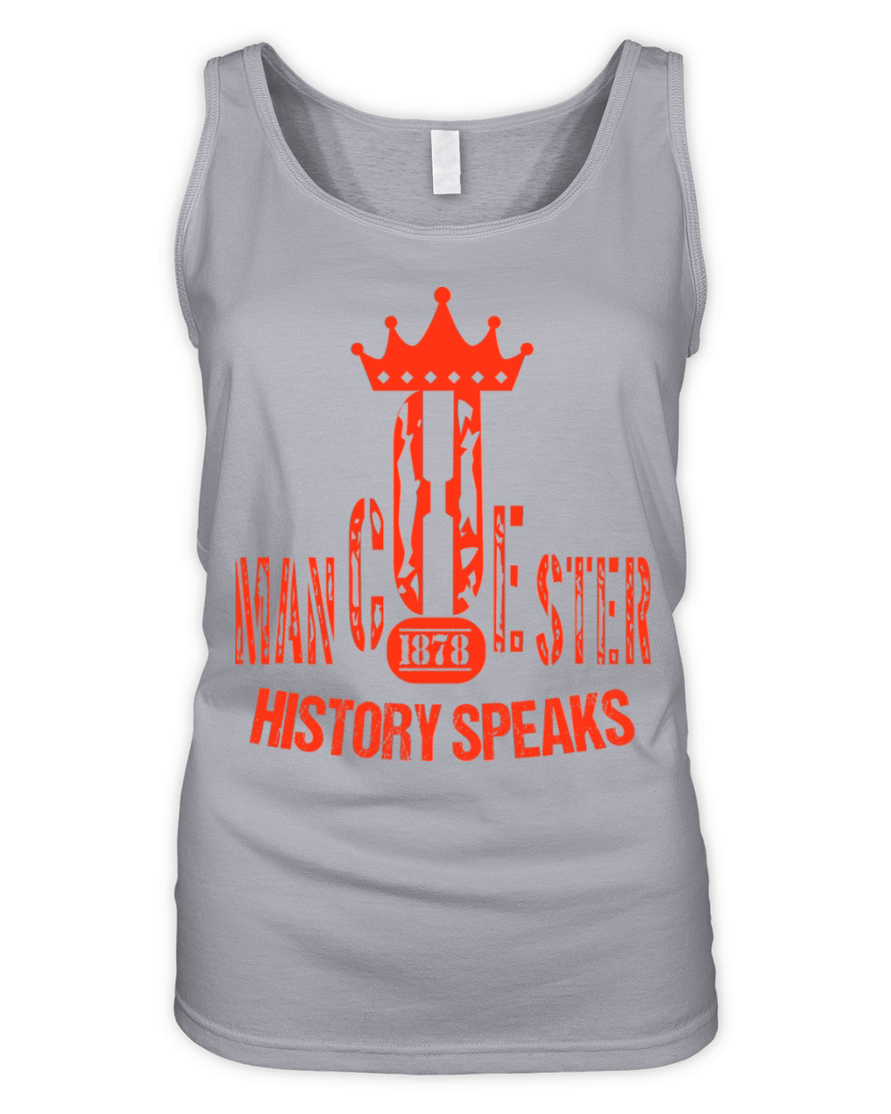 Manchester United 1878 The History Speaks REDCOLOR Organic Women's Tank Top
