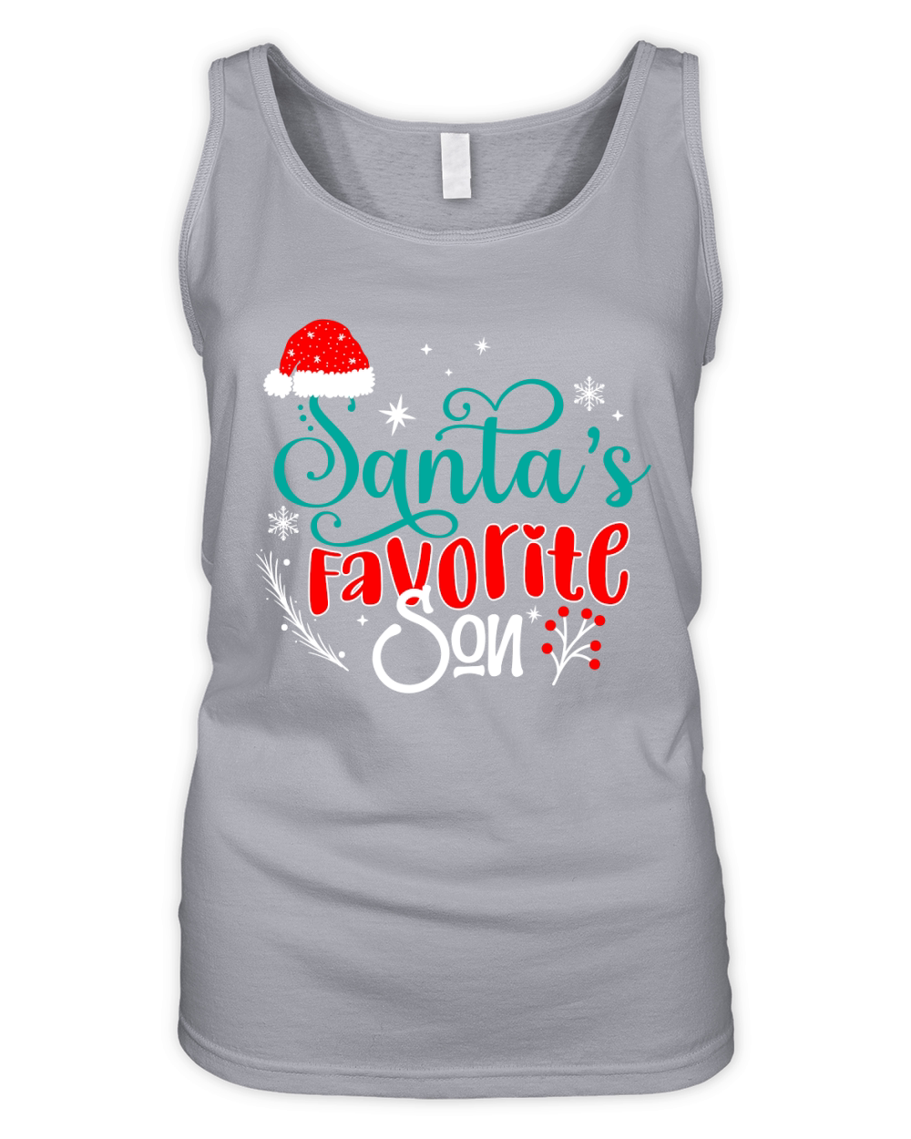 Santas Favorite Son Organic Women's Tank Top