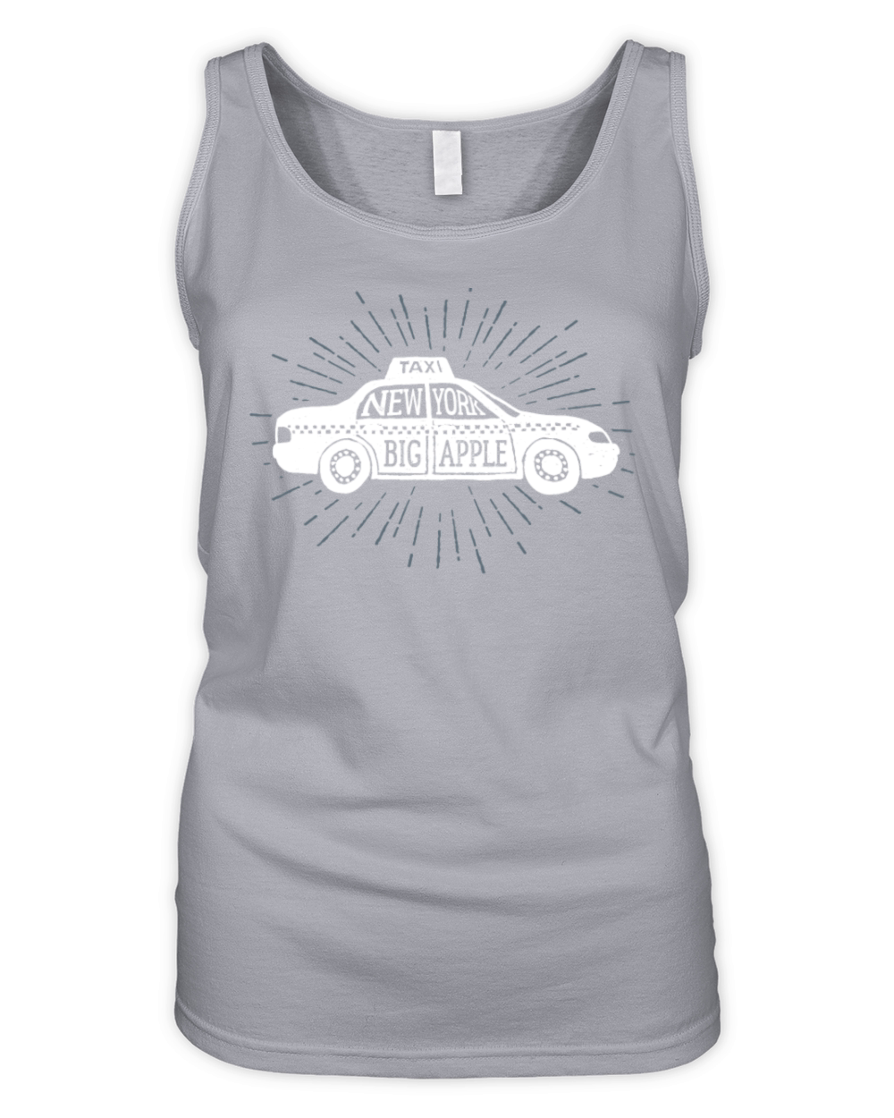 Travel Quotes Taxi New York Big Apple Organic Women's Tank Top