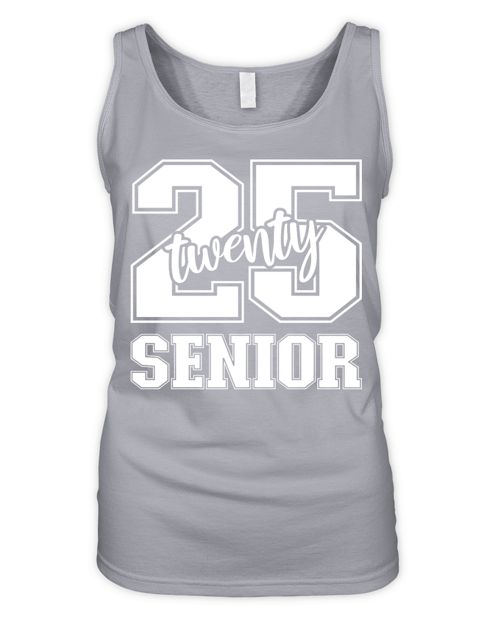 Twenty 25 Senior white Organic Women's Tank Top