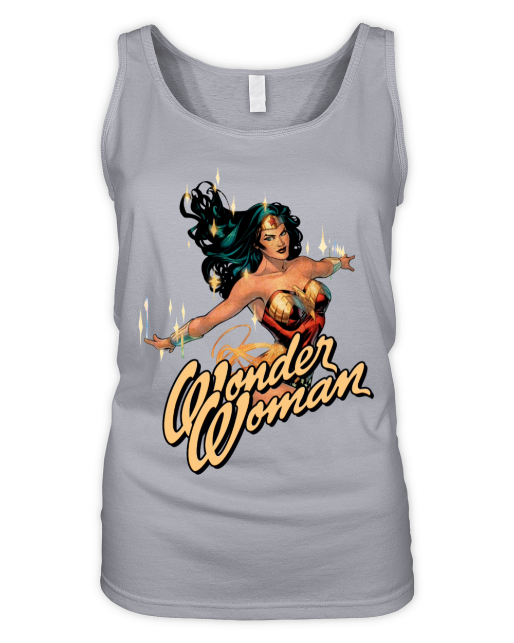 Wonder Woman Shiny Organic Women's Tank Top
