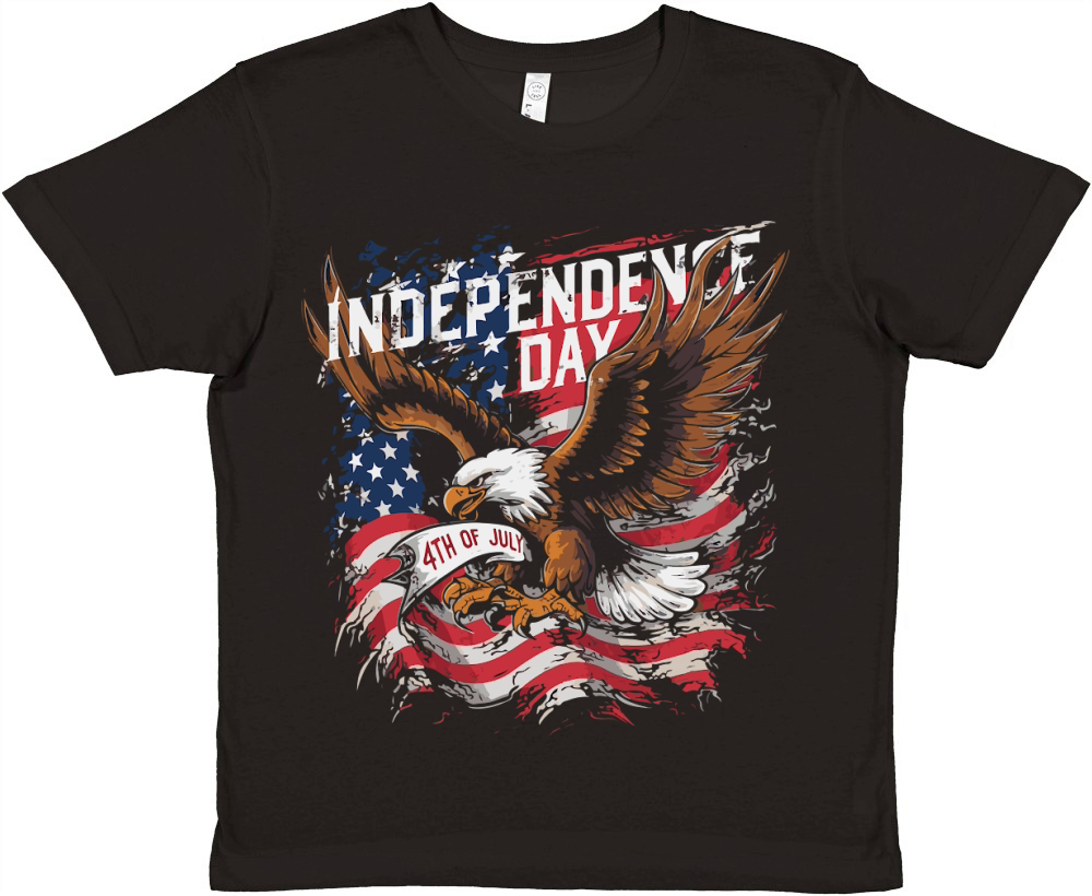 Independence Day 4TH JULY 06 Premium Kids Crewneck T-shirt