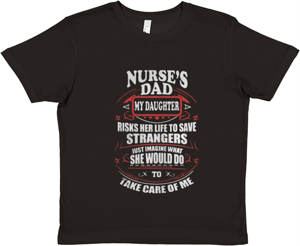 Nurse Dad Shirt Premium Kids Crewneck T-shirt