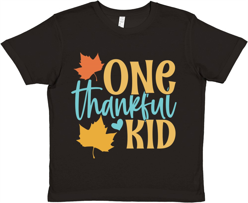 One thankful kid Premium Kids Crewneck T-shirt
