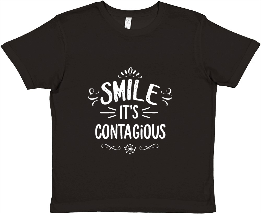 Smile, its contagious Premium Kids Crewneck T-shirt