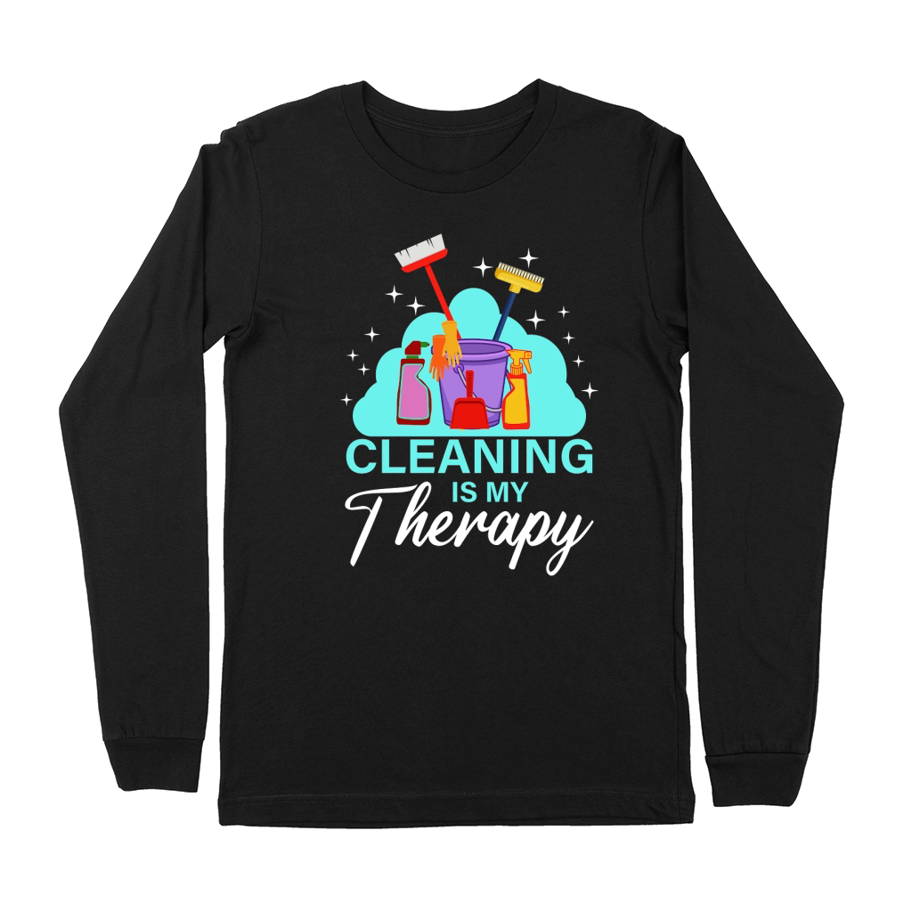 cleaning is my therapy 02 Premium Long Sleeve