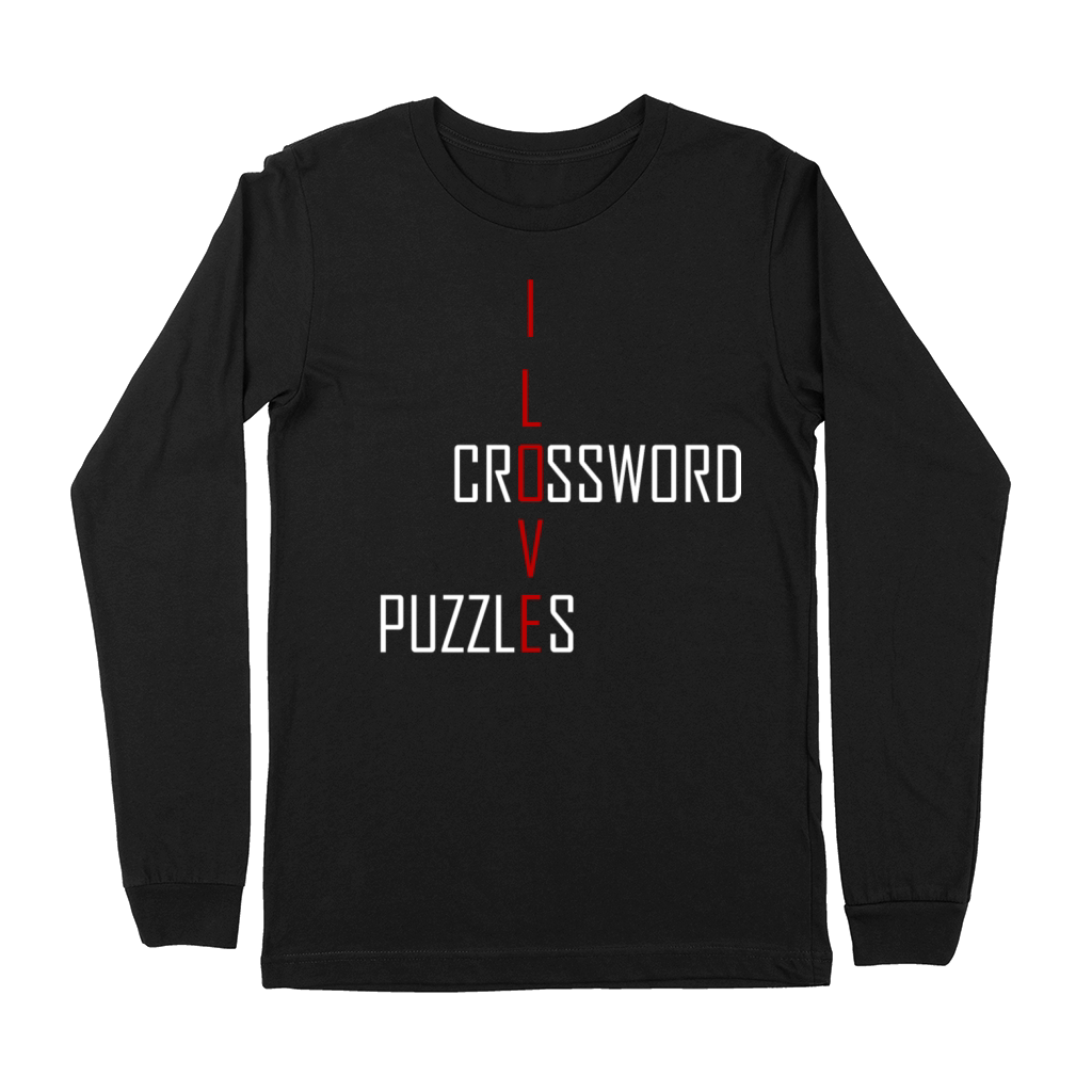 Crossword puzzles - I love Crossword puzzles Premium Long Sleeve