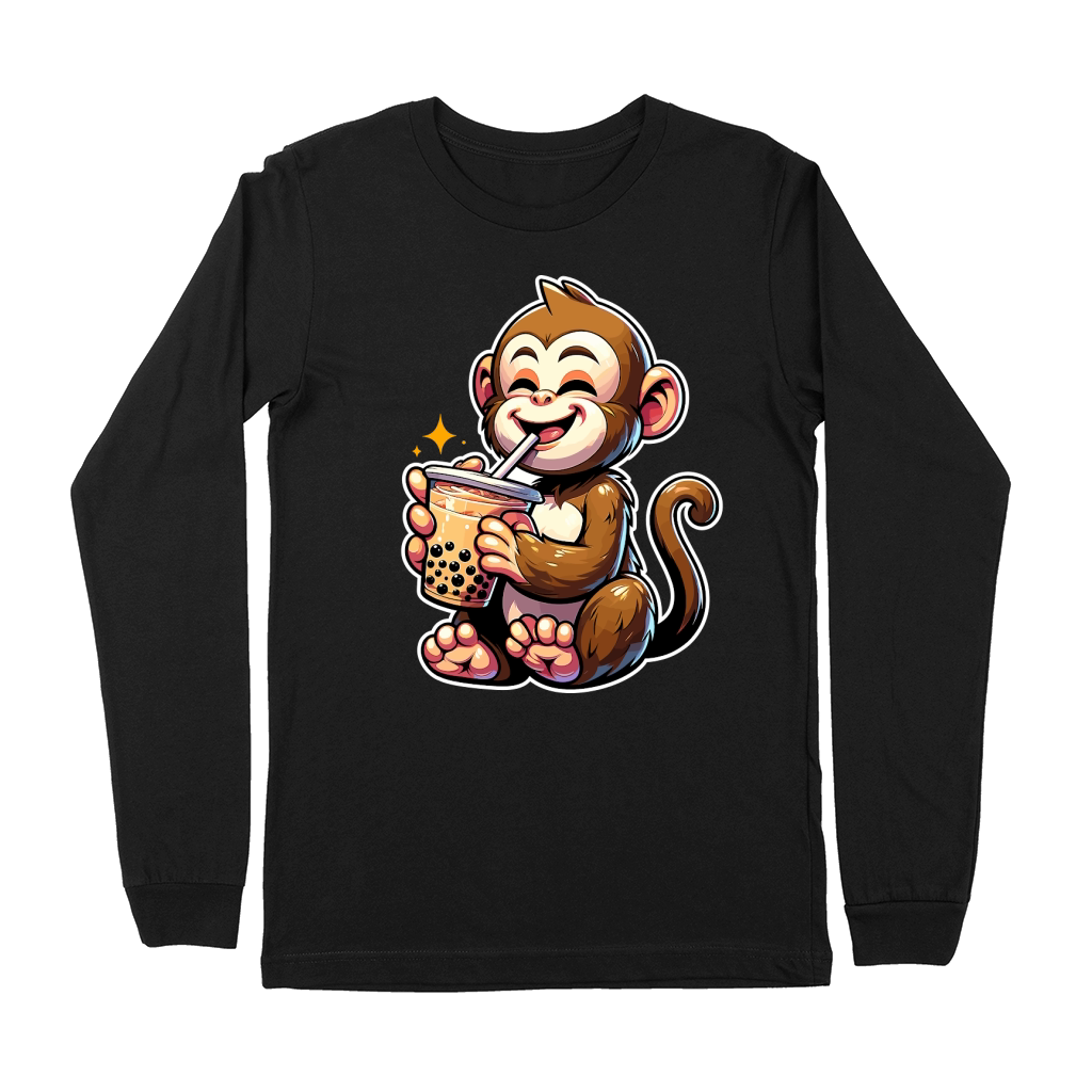 monkey BOBA TEA 3 Premium Long Sleeve