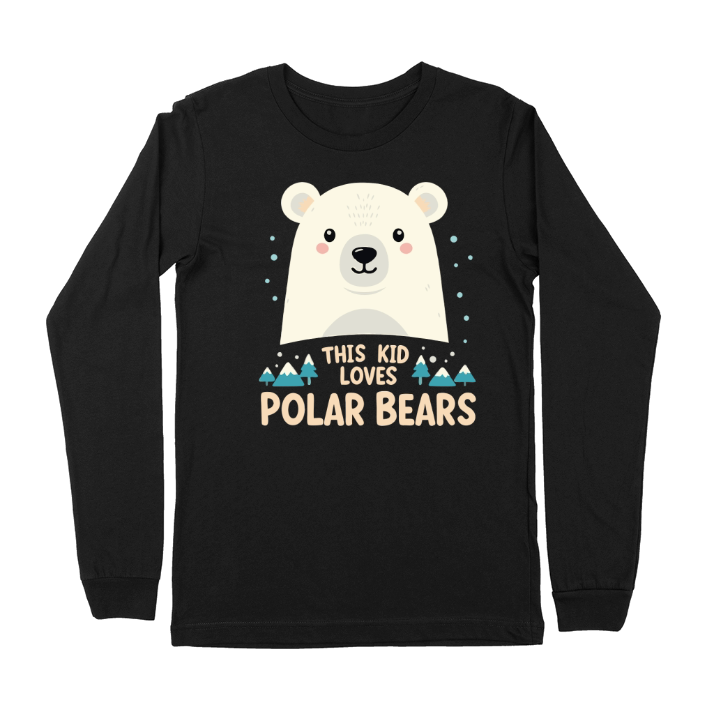 This kid loves polar bears Premium Long Sleeve