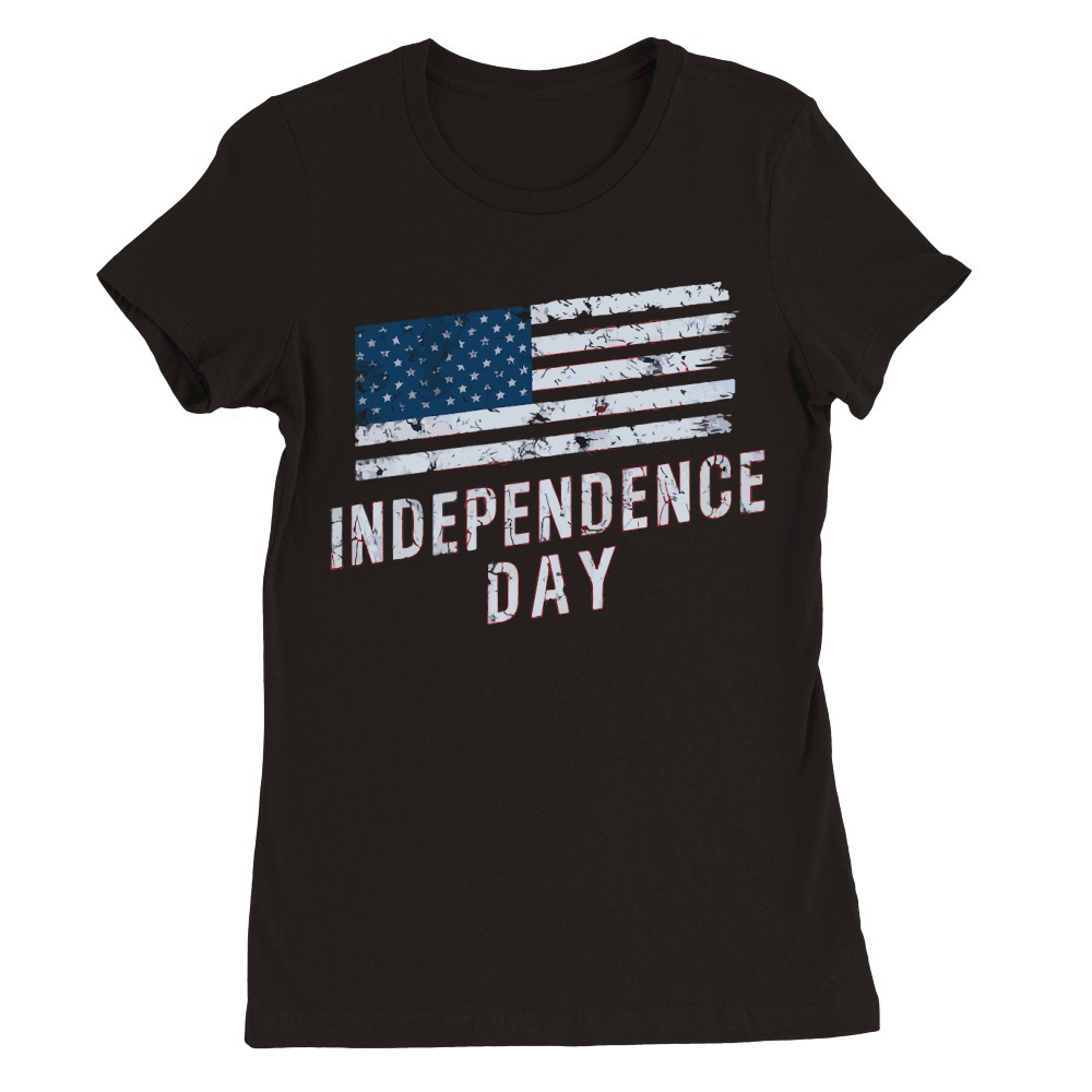 Independence Day 4TH JULY 08 Premium Womens Crewneck T-shirt