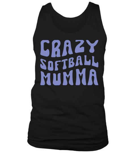 Crazy Softball Mumma Tank Top Unisex
