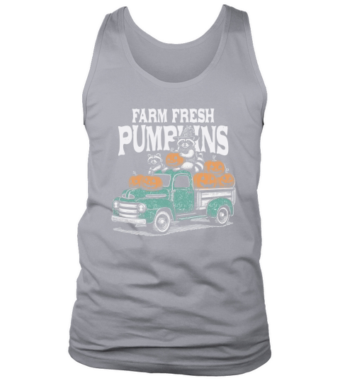 Farm fresh pumpkins Raccoon D Color Tank Top Unisex
