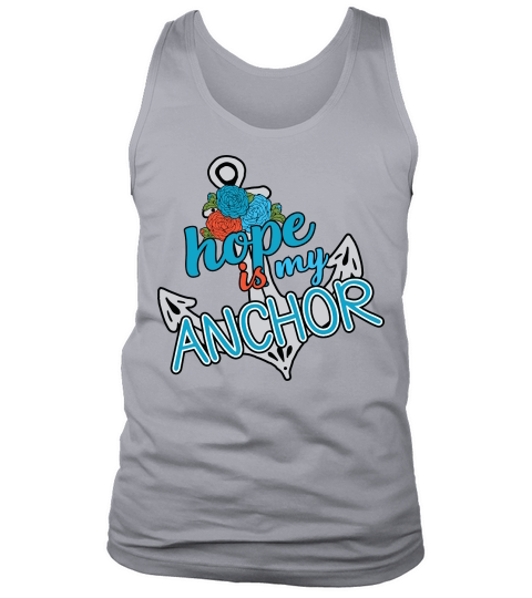 Hope is My Anchor Floral Tank Top Unisex
