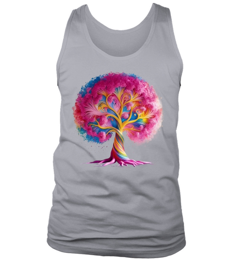 Magical Rainbow Tree Sublimation Bundle 02 Tank Top Unisex