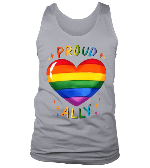 Proud Ally Rainbow Tank Top Unisex