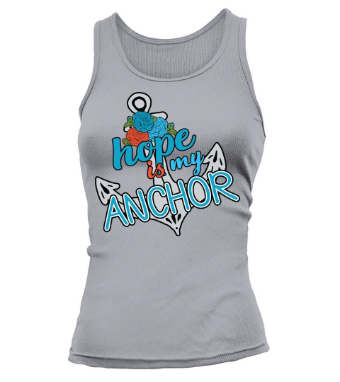 Hope is My Anchor Floral Tank top Woman