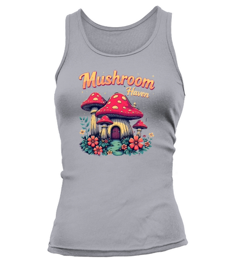 Mushroom House 1 Tank top Woman