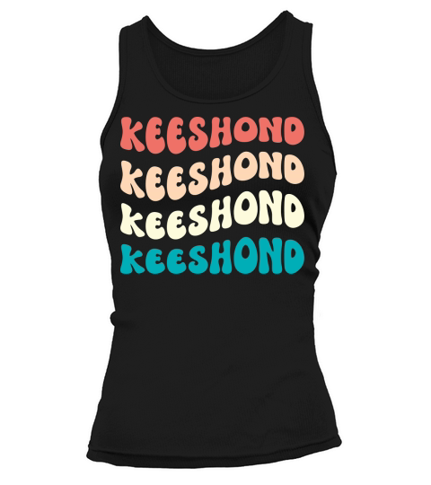 Retro Keeshond dog Tank top Woman