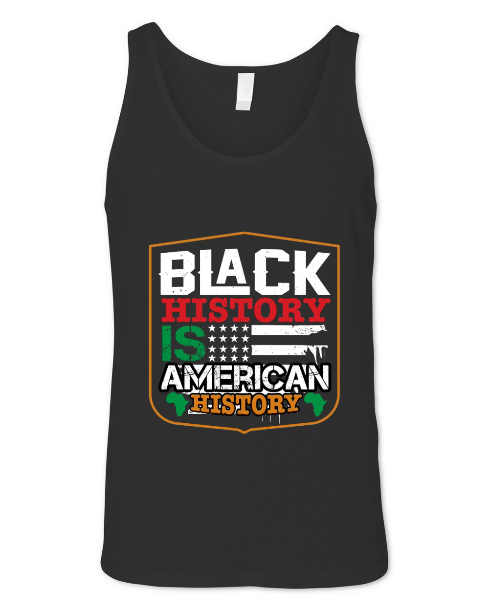 Balck history is american history Unisex Jersey Tank