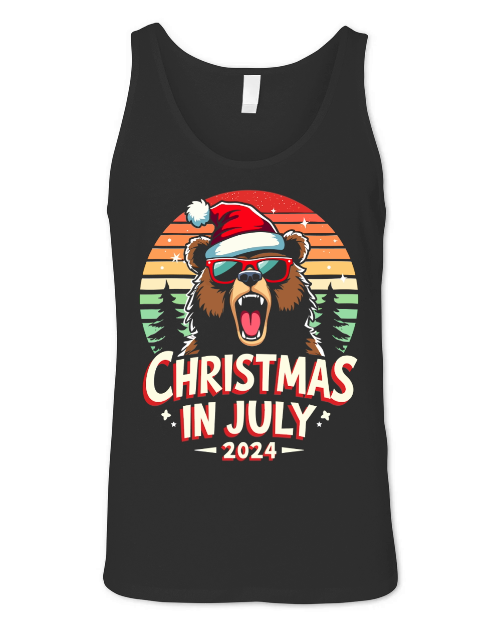 Christmas In July 2024 3 03 Unisex Jersey Tank