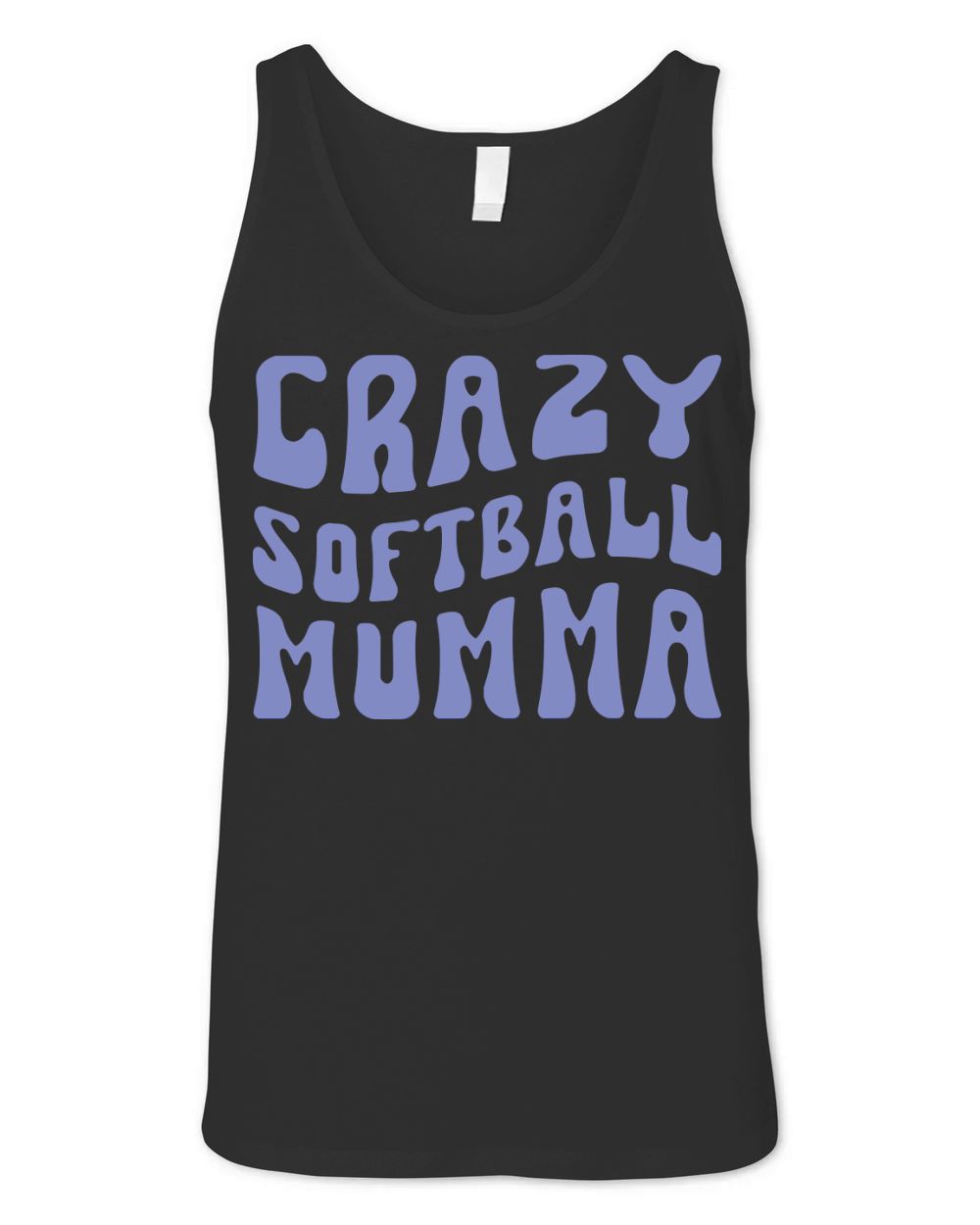 Crazy Softball Mumma Unisex Jersey Tank