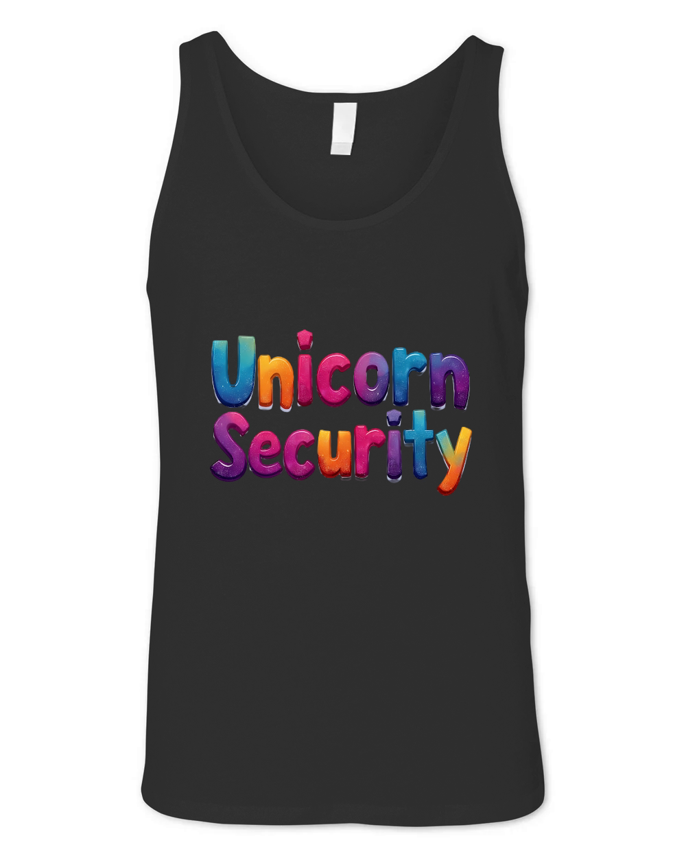 Magical Unicorn Security Unisex Jersey Tank