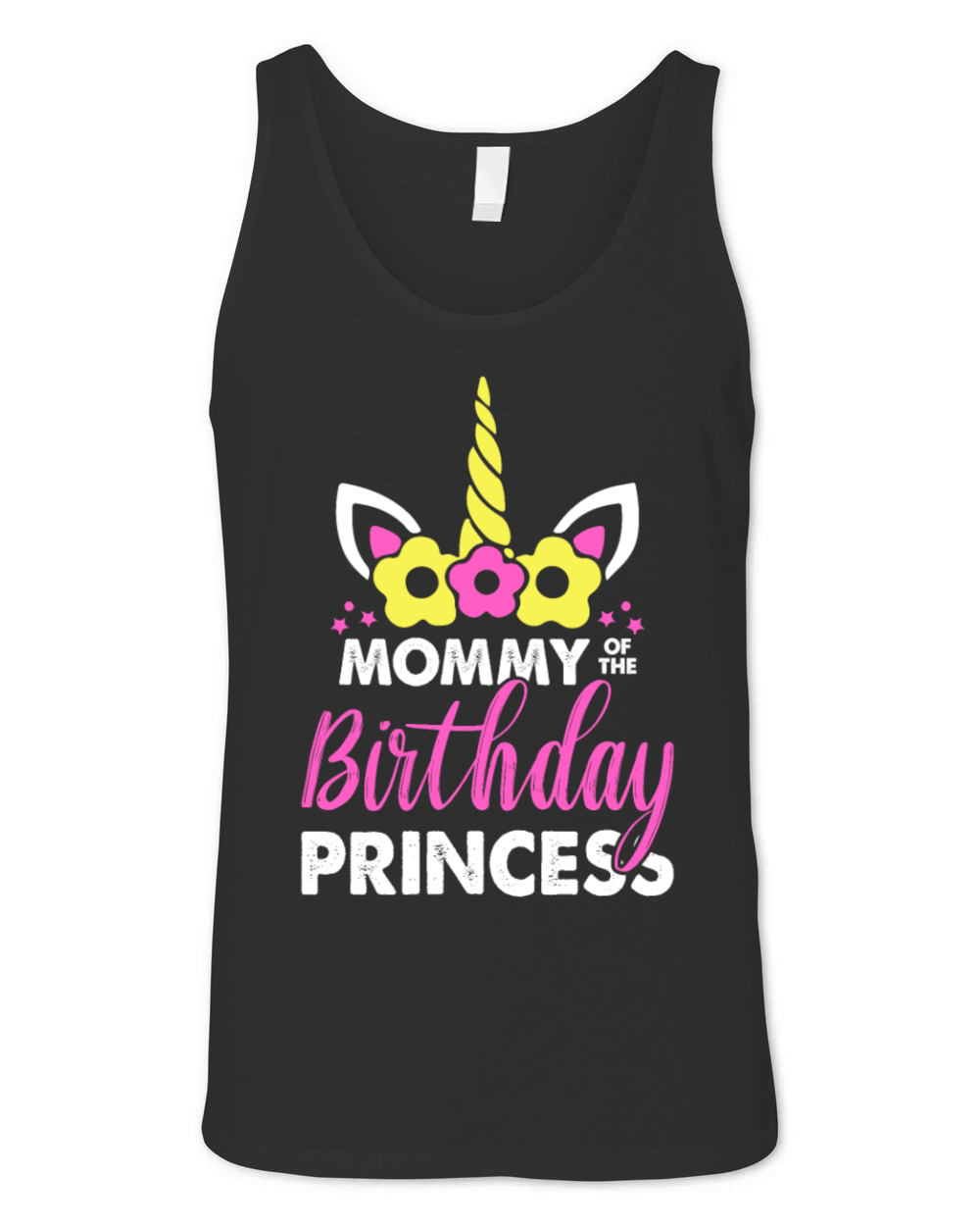 Mommy Of The Birthday Princess Birthday Gift Shirt Unisex Jersey Tank