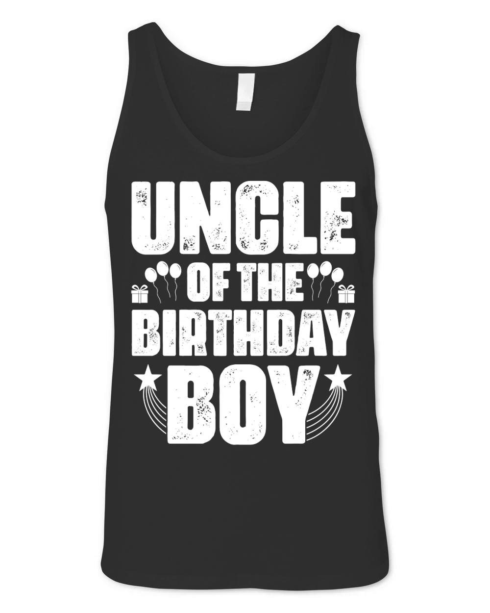 Uncle of the Birthday Boy T Shirt Design (2) Unisex Jersey Tank
