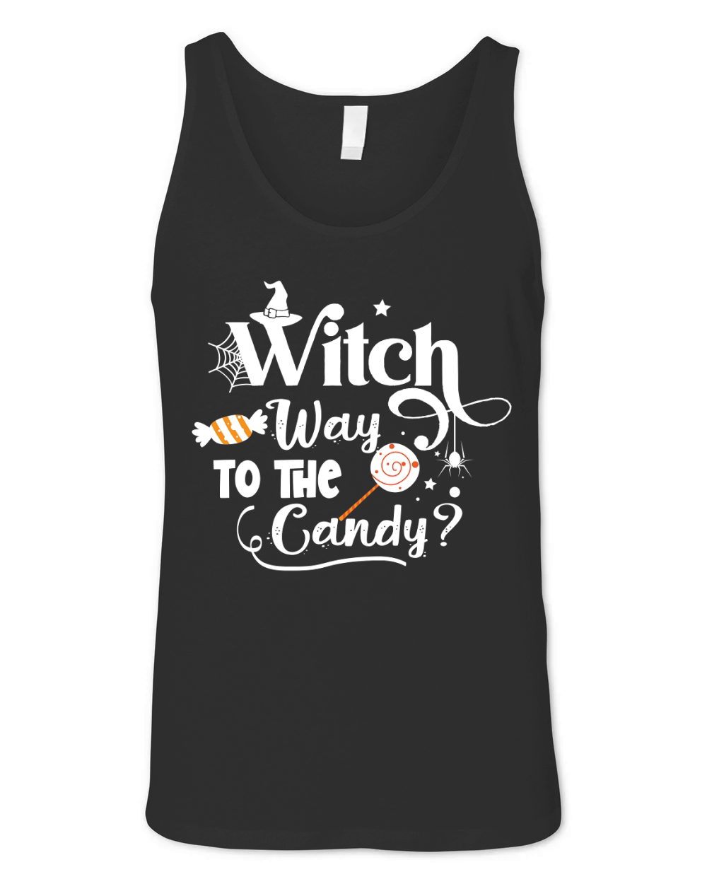 Witch Way to the Candy 1 Unisex Jersey Tank
