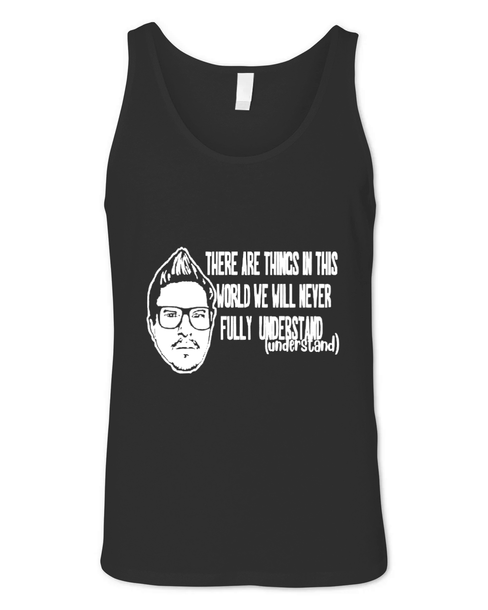 Zak Bagans Ghost Adventures Intro Understand Horror Black Unisex Jersey Tank