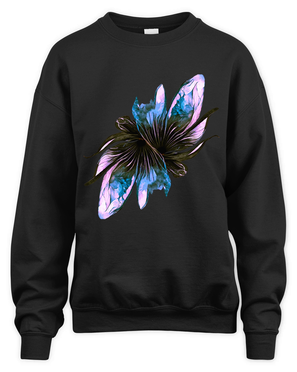 Alien Flower Abstract Unisex Premium Crewneck Sweatshirt