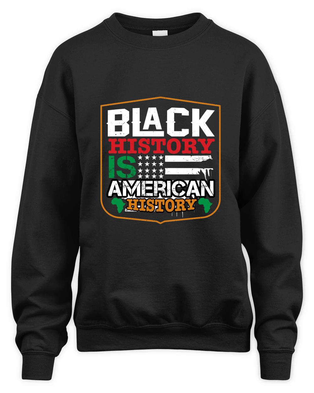 Balck history is american history Unisex Premium Crewneck Sweatshirt