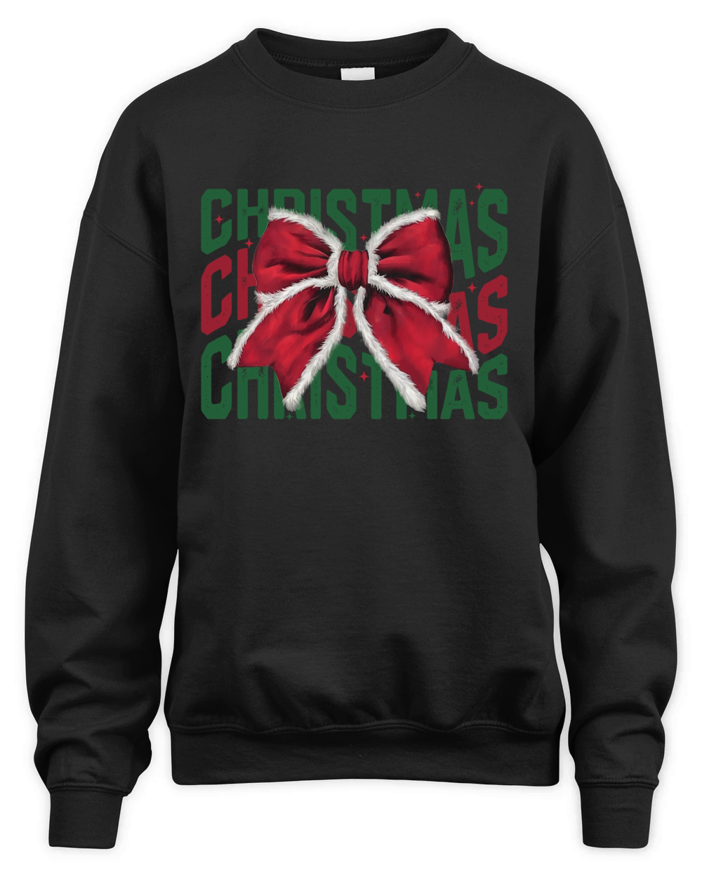 Christmas bow3 Unisex Premium Crewneck Sweatshirt