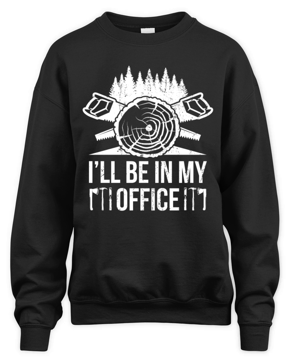 Funny Woodworking Carpenter Carpentry Woodworker Unisex Premium Crewneck Sweatshirt