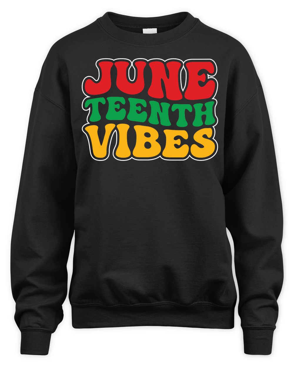 Juneteenth June teenth vibes Unisex Premium Crewneck Sweatshirt