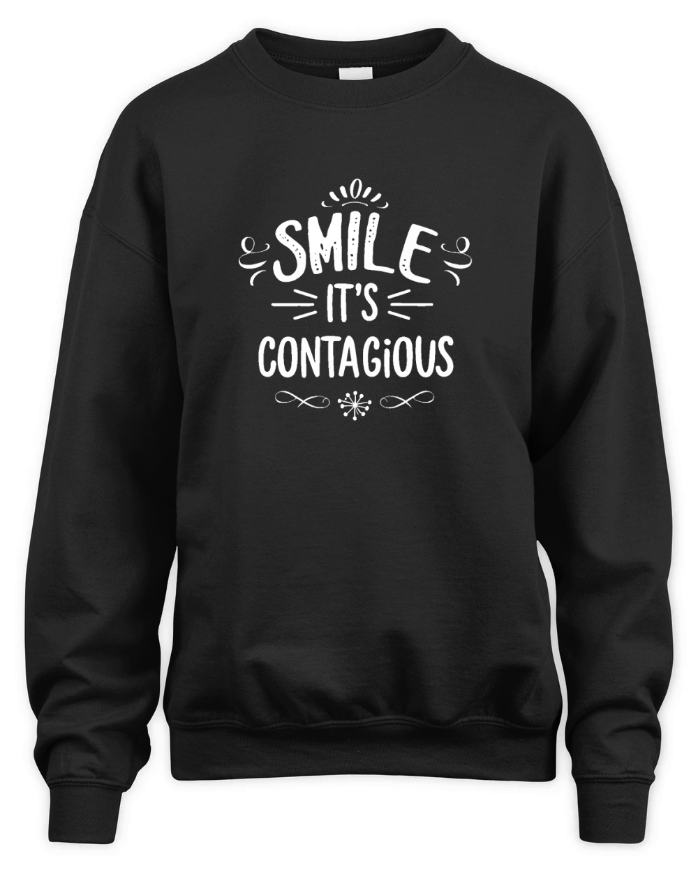 Smile, its contagious Unisex Premium Crewneck Sweatshirt