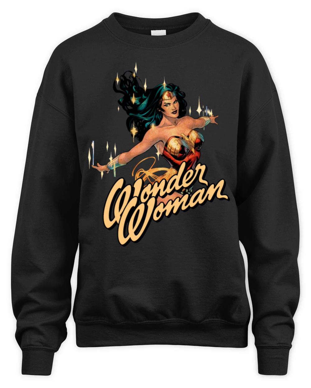 Wonder Woman Shiny Unisex Premium Crewneck Sweatshirt
