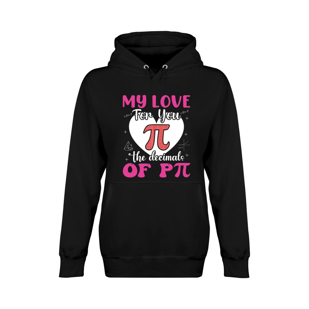 My love for you the decimals of pi Unisex Premium Pullover Hoodie