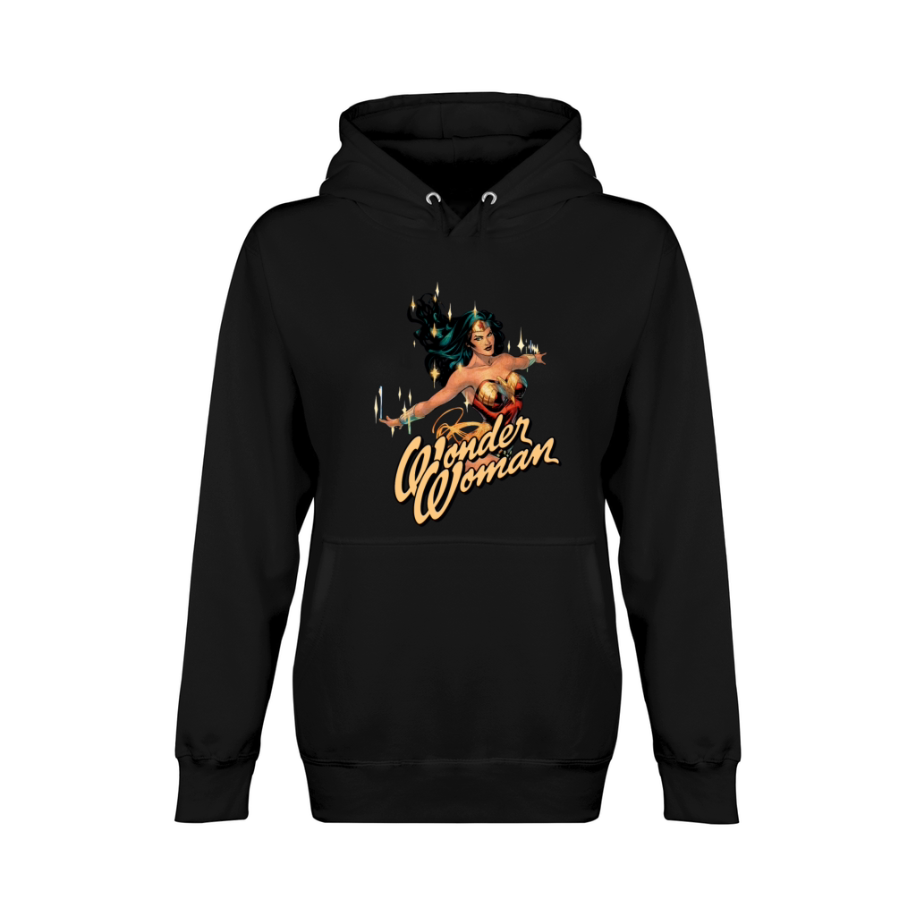 Wonder Woman Shiny Unisex Premium Pullover Hoodie