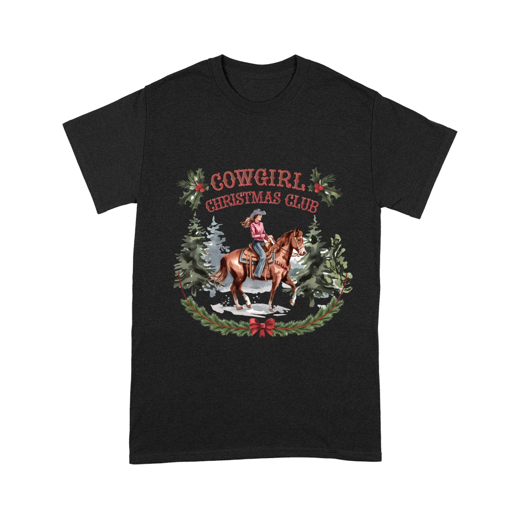 Cowgirl Christmas Club Vintage Christmas Unisex T-Shirt