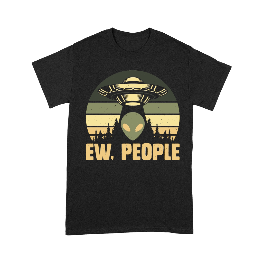 Vintage UFO Alien Ew People Unisex T-Shirt