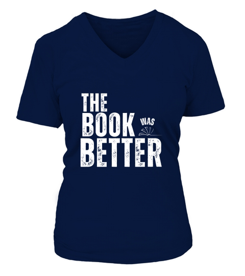 the bookn was better 3 05 V-neck T-Shirt Woman