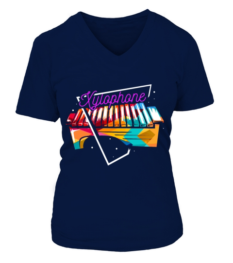 Xylophone V-neck T-Shirt Woman