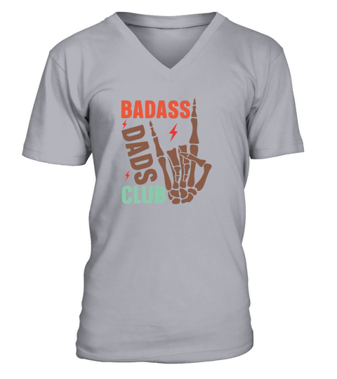 Badass dads Club 9 V-Neck T-shirt