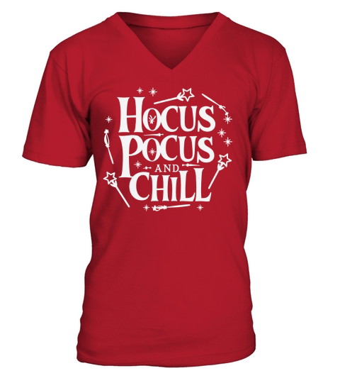 Hocus Pocus Chill V-Neck T-shirt