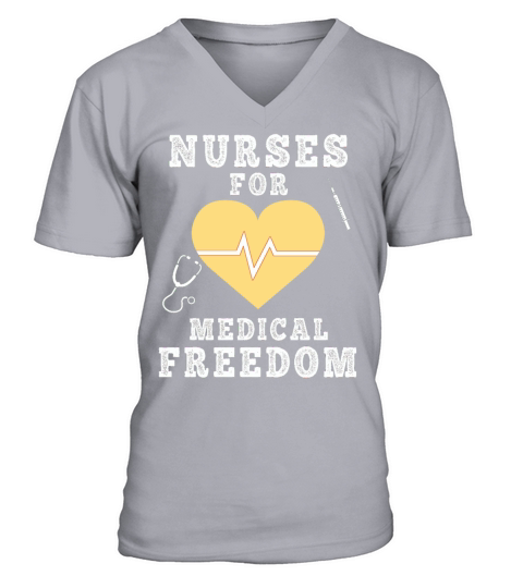 Nurse nursing cool hospital gift V-Neck T-shirt