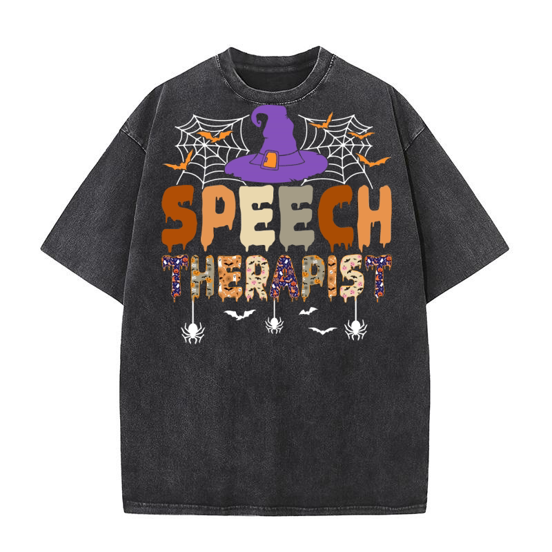 389. speech therapist Washed T-Shirt